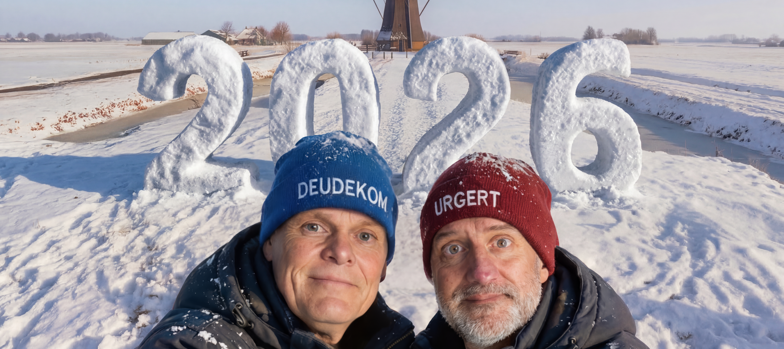 Joep van Deudenkom en Rob Urgert % Oudejaars kwis 2026